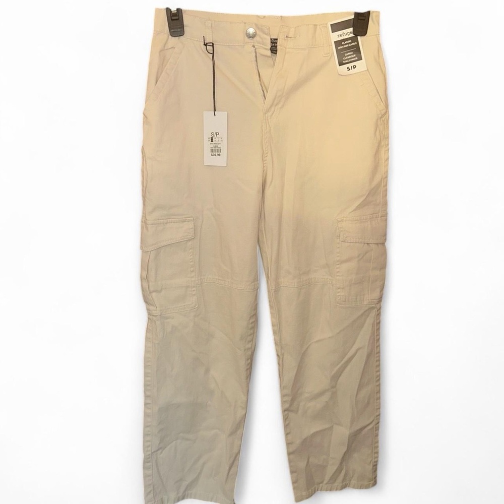 Refuge Women’s New Beige Cargo Pants